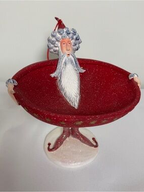 Department 56 Krinkles Santa Claus Candy Bowl - Read Description